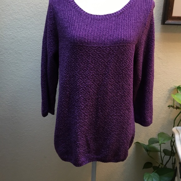 Purple sweater sz LG - Picture 11 of 11
